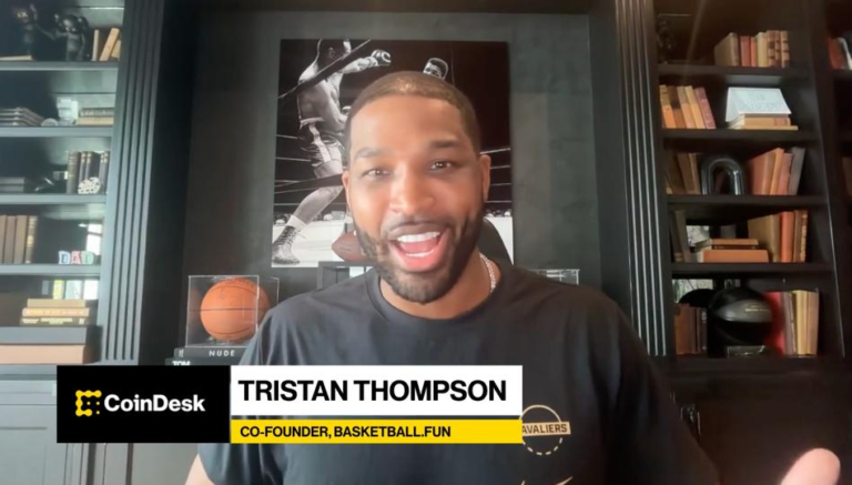 Tristan Thompson launches basketball.fun
