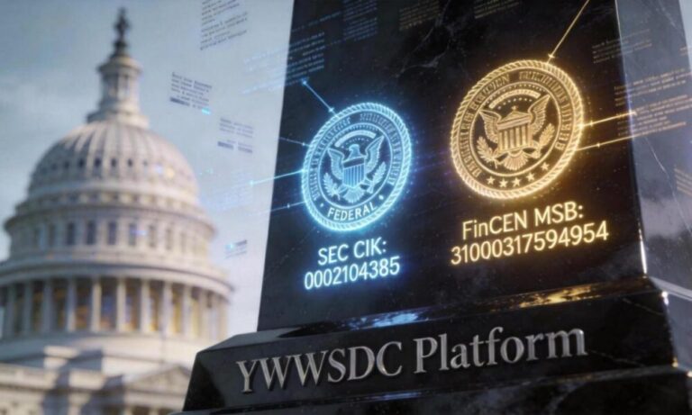 YWWSDC Discloses FinCEN MSB & SEC Filings: Anchoring $16T