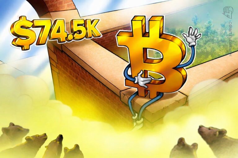 Bitcoin Bull Market May Restart If $74.5K Is Broken
