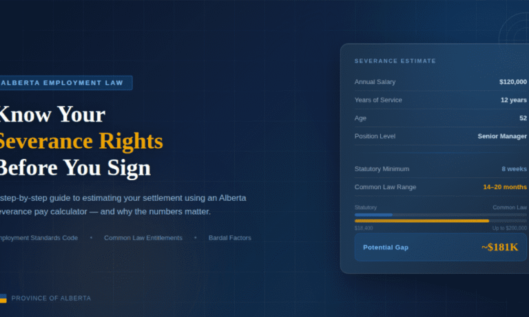 Step-by-Step: How to Estimate Your Settlement with an Alberta Severance Pay Calculator