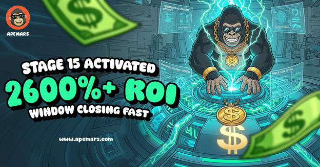 From Volatility to Bull Run: APEMARS Emerges as Best Presale, Turn $10K into $279K