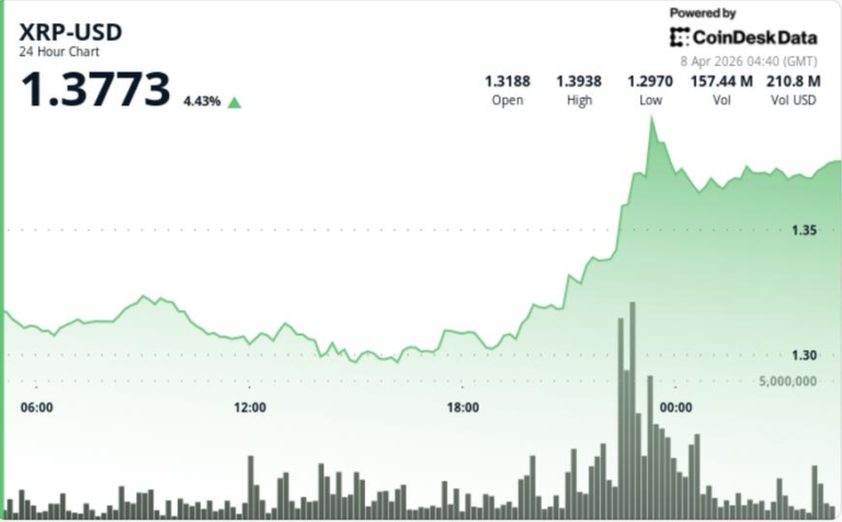Ripple-linked token jumps 5% on bitcoin strength