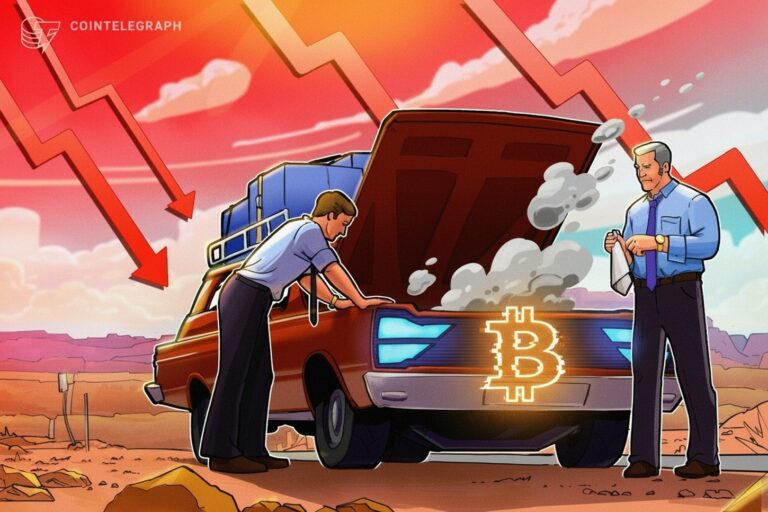 Bitcoin Drops 1% as New Dow Jones All-Time High Sees Stocks Leave Crypto Behind