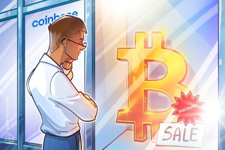 Bitcoin trades at a 'discount' on Coinbase: Is a $76K retest next?