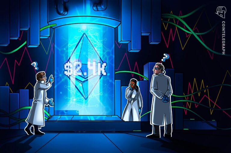 Ether Struggles Below $2.4K As Spot ETH ETF Demand Slumps