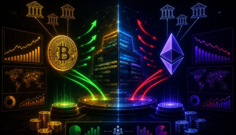 Institutions Are Buying Bitcoin, But They Are Still Selling Ethereum – Discover What That Split Reveals