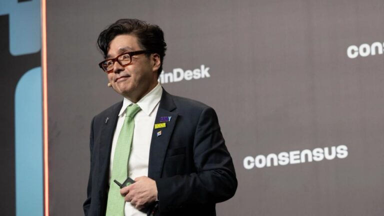 Tom Lee’s BitMine (BMNR) raises ether holdings to $5.77 million, or 4.8% of supply