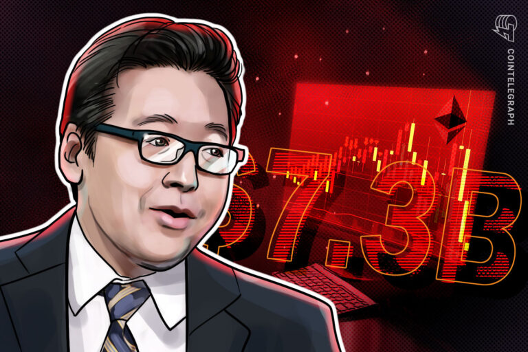 Tom Lee’s Ethereum Portfolio Sits on $7.35B Loss as ETH Price Slumps